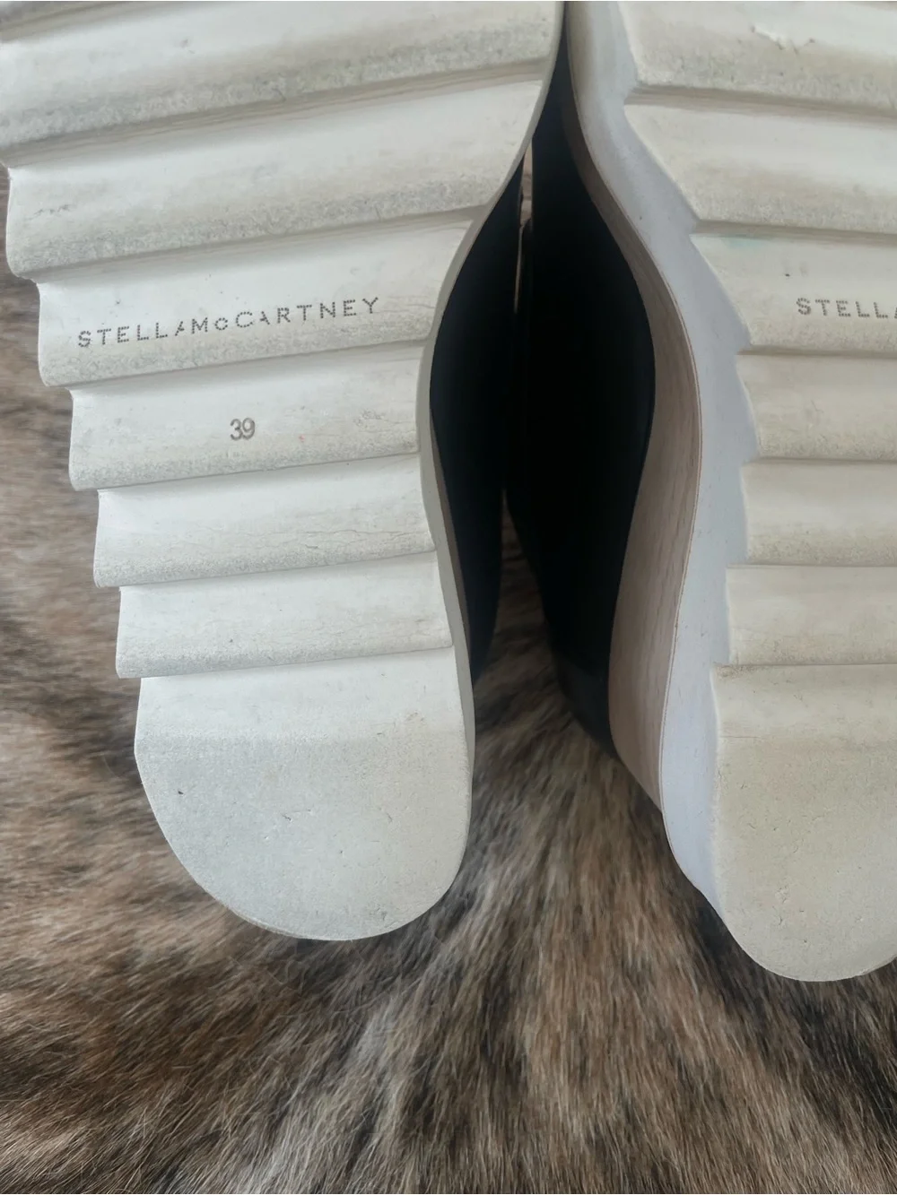 Stella McCartney Elyse Derby Black Platform 39 / 8 - 8.5